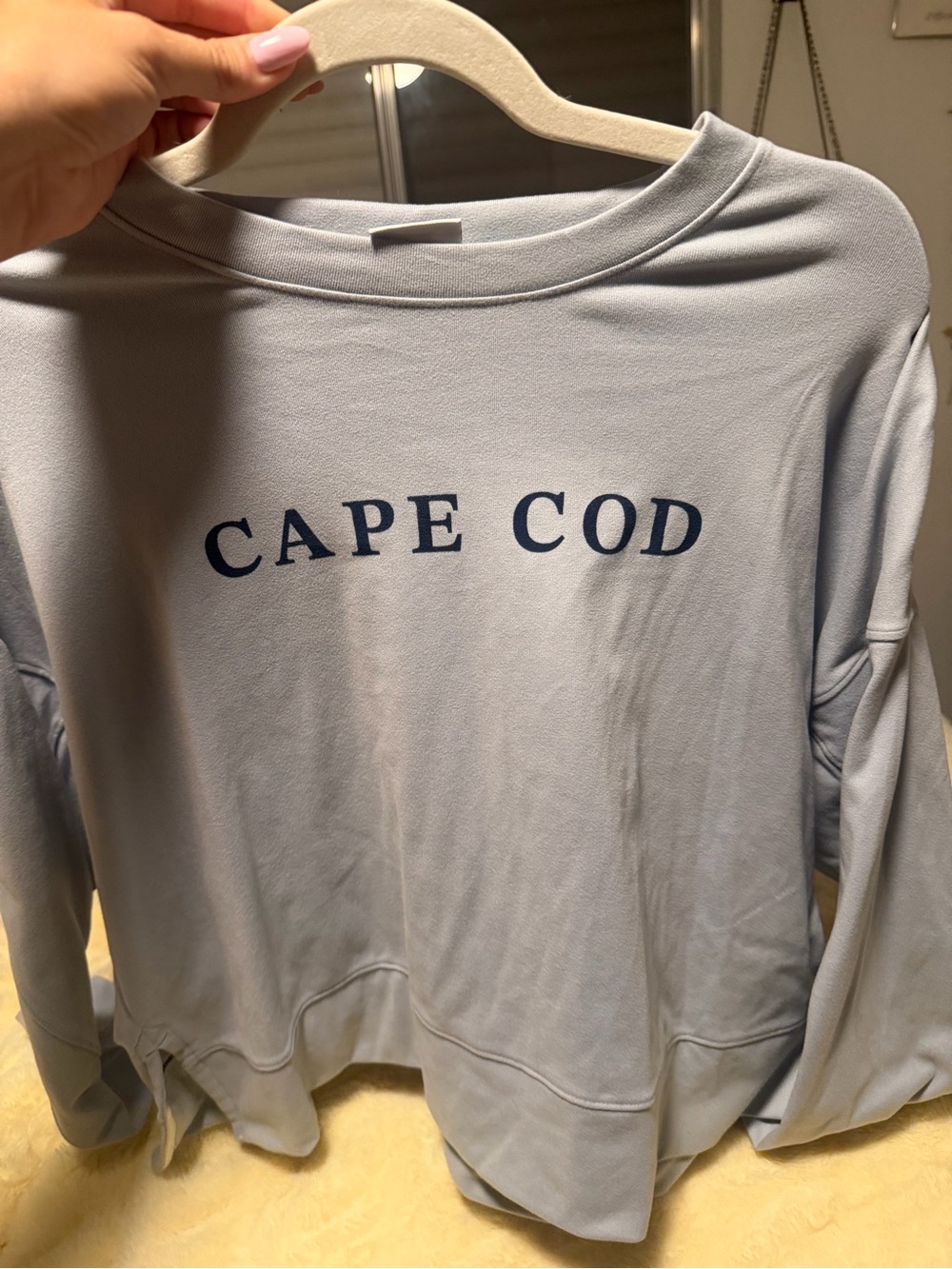 Cape Cod Light Blue Graphic Sweatshirt